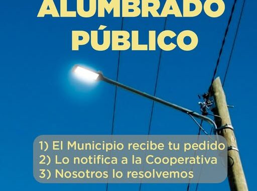 El alumbrado publico se pide en la Muni